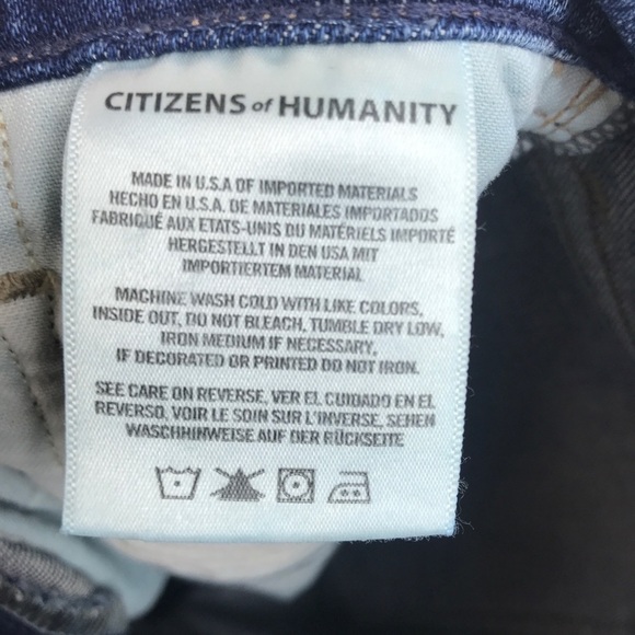 NWT Citizens of Humanity Tamryn Bike Shorts in wash Sentimental Size 25 - Picture 10 of 10